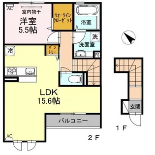 ステラ【2階】の間取り