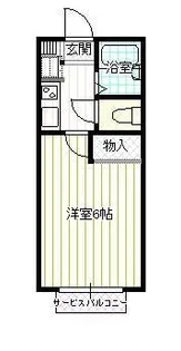 メゾンすみれC棟【2階】の間取り