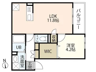 REGALE福富西【3階】の間取り