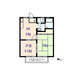ペニーAB【2階】の間取り