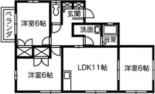 平井コーポ【2階】の間取り