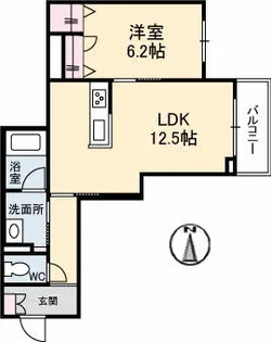 メゾンフェリシア【2階】の間取り