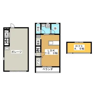 HOSYU Ⅰ【2階】の間取り