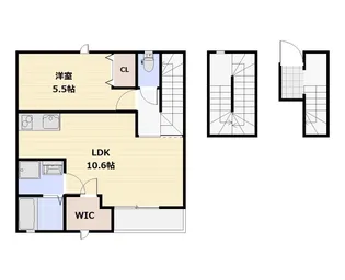 Asunto【3階】の間取り
