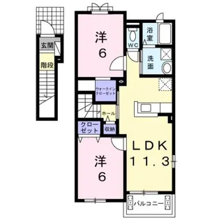 セライ【2階】の間取り