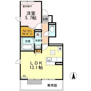 雅【1階】の間取り
