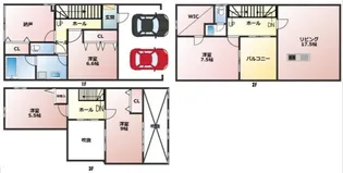 岡山県岡山市北区表町3丁目【一戸建】の間取り