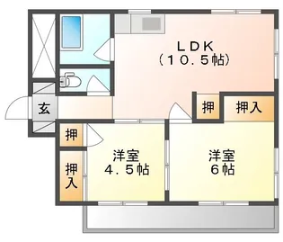シエル神田【3階】の間取り