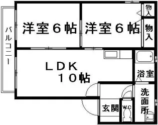 シャーメゾン静C【1階】の間取り