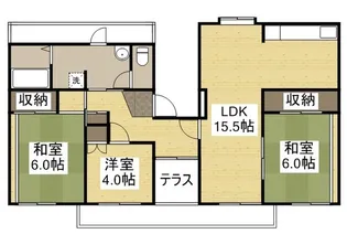 K’s B東岡山Ⅰ 【3階】の間取り