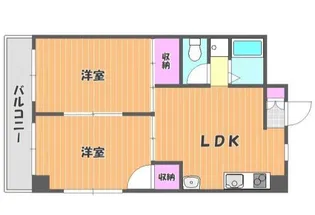 アミティー山崎【2階】の間取り