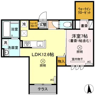 ベルデ【1階】の間取り