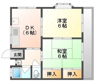 三協コーポ【3階】の間取り