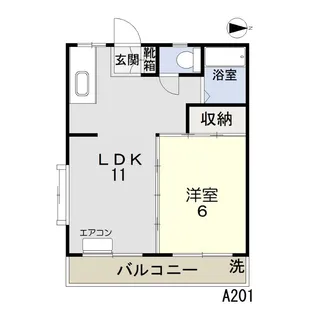 プランドール西市【2階】の間取り