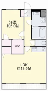 リシェス明日香【4階】の間取り