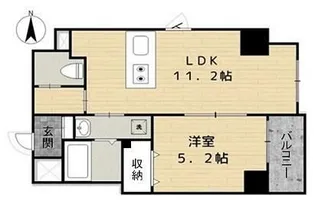 ブリエロッシュ【4階】の間取り