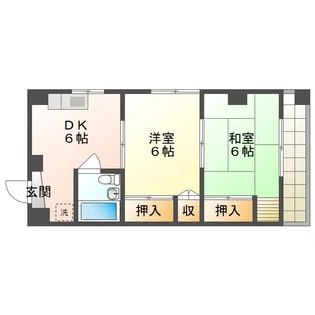 渡辺ビル【4階】の間取り