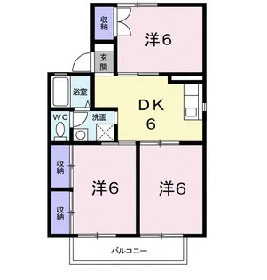 フォーレストハイツ【2階】の間取り
