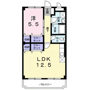 マンションエトランゼ【2階】の間取り