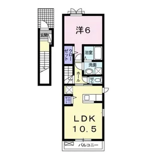 プチ グラン【2階】の間取り
