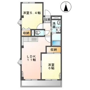 カシオペア【2階】の間取り