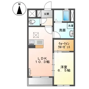 プラッツ・ユーⅢ【1階】の間取り