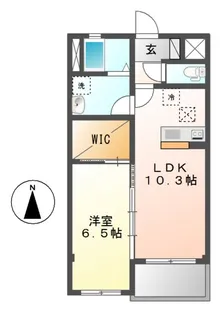 プラッツ・ユーⅤ【1階】の間取り
