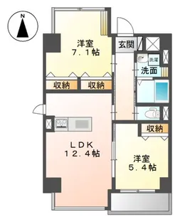 アルストロメリア【2階】の間取り