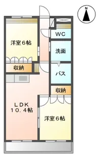 ルミナス コート【2階】の間取り