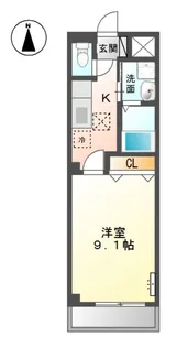 ルミエール【1階】の間取り