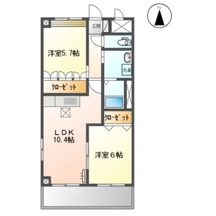 グランパレス・K【1階】の間取り