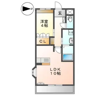 プラッツ・ユーⅡ【2階】の間取り