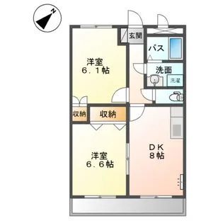 プロニティ マイス【2階】の間取り