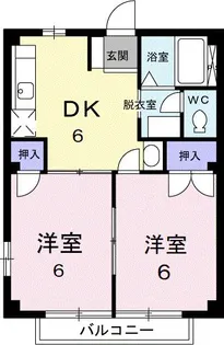 ハートランドA【2階】の間取り