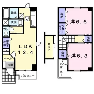 ブリエ【1階】の間取り
