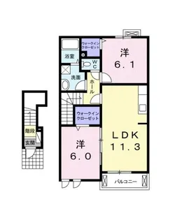 カメリア ヒルズ【2階】の間取り