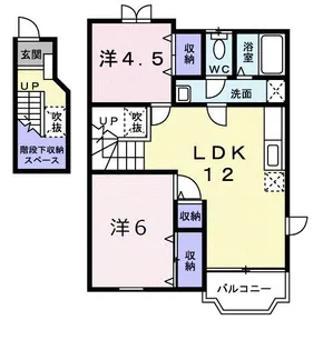 オースグランA【2階】の間取り
