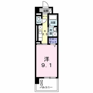 サンリットⅢ【7階】の間取り