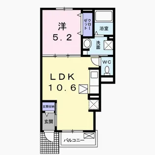 ラ ソワ【1階】の間取り