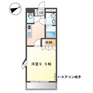 メゾン ド シュガー【2階】の間取り