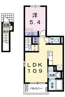 ノーブル中野【2階】の間取り