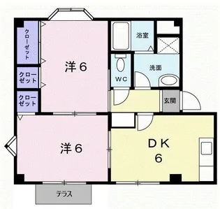 メモリーオキ233【1階】の間取り