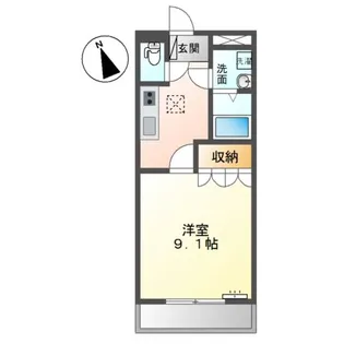 ハイムアンシャンテ【1階】の間取り