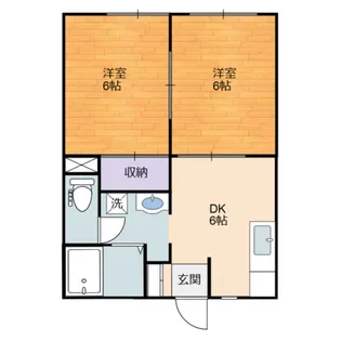 フォレスト林【1階】の間取り