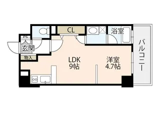 OWLSTYLE NISHIKIMACHI Ⅱ【8階】の間取り