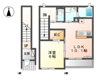 プランドールテラス【2階】の間取り
