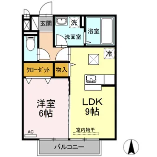 spica【1階】の間取り