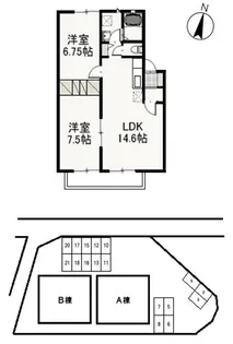 モントワール A【2階】の間取り