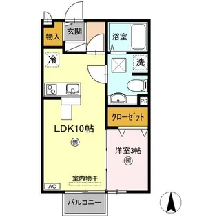 モナリエⅡ 【2階】の間取り