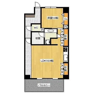 PIKE PLACE 南方【8階】の間取り